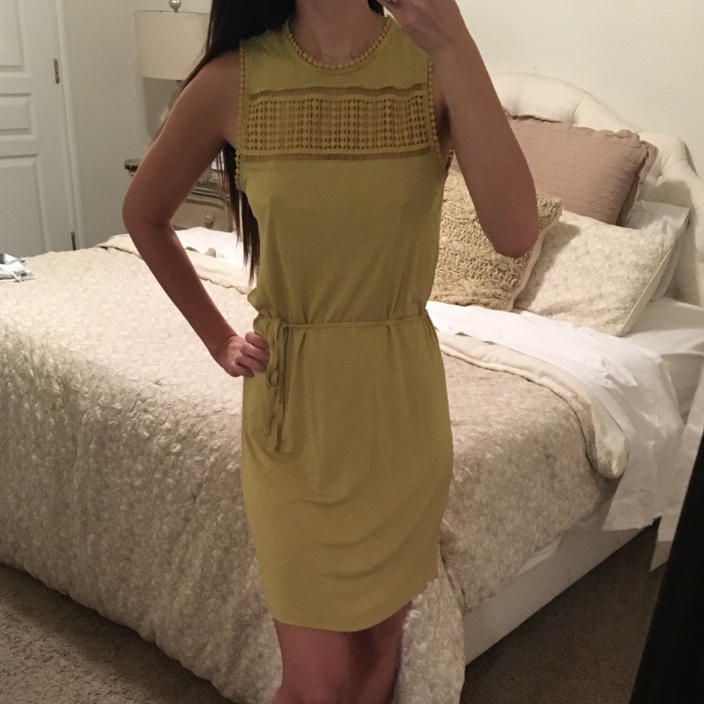 Mustard dress